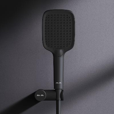 Душевой гарнитур AM.PM Func F0118F022 держатель, шланг, лейка 3 режима, черный