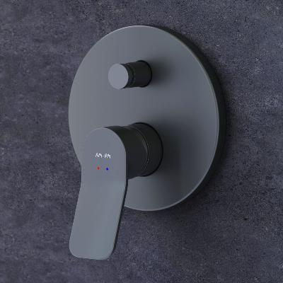 Смеситель для ванны и душа AM.PM X-Joy F85A45022 черный встраиваемый