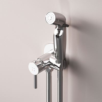 Гигиенический душ со смесителем AM.PM Above F0H9X000 хром встраиваемый