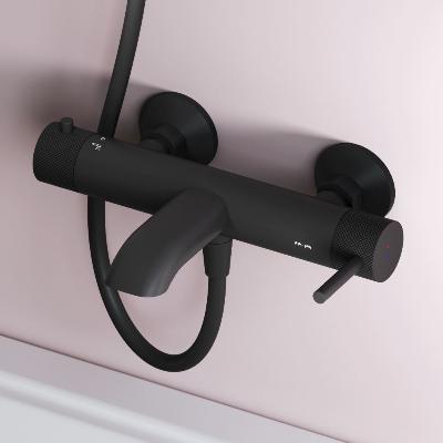 Смеситель для ванны и душа AM.PM Libre F6010022 черный