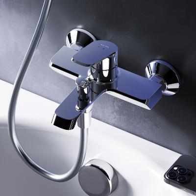 Смеситель для ванны и душа AM.PM Func F8F10000 хром