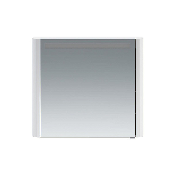 Шкафчик с зеркалом в ванную 80 AM.PM Sensation M30MCL0801WG левый белый глянец-3