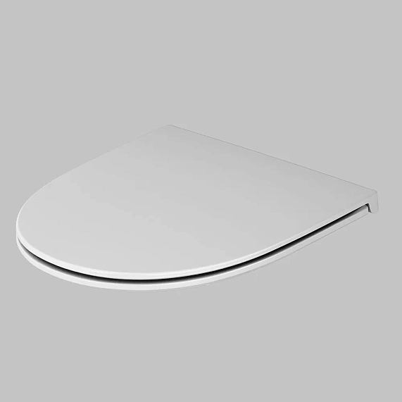 Сиденье (крышка) для унитаза AM.PM Awe C117853WH с микролифтом, дюропласт, белое-3
