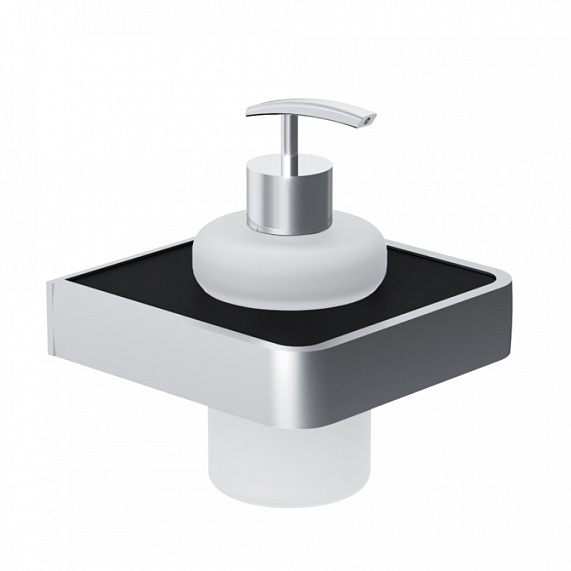 Дозатор для мыла настенный стеклянный Damixa Jupiter DA7736900 хром-5