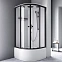 Душевая кабина 90x90 AM.PM X-Joy W94C-401A-090BT профиль черный матовый, высокий поддон