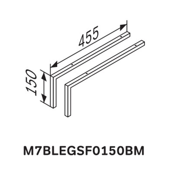 Тумба с раковиной 60 AM.PM Sense M7BFUX0602WG подвесная/напольная на ножках, белый глянец-1