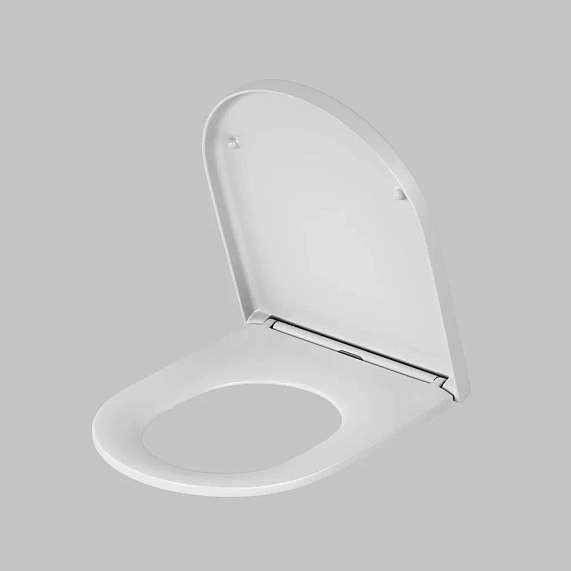 Сиденье (крышка) для унитаза AM.PM Spirit 2.0 C707858WH с микролифтом, дюропласт, белое-2