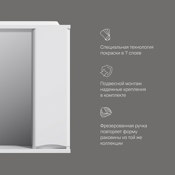 Мебель для ванной 65 AM.PM Like напольная, белый глянец напольная-4