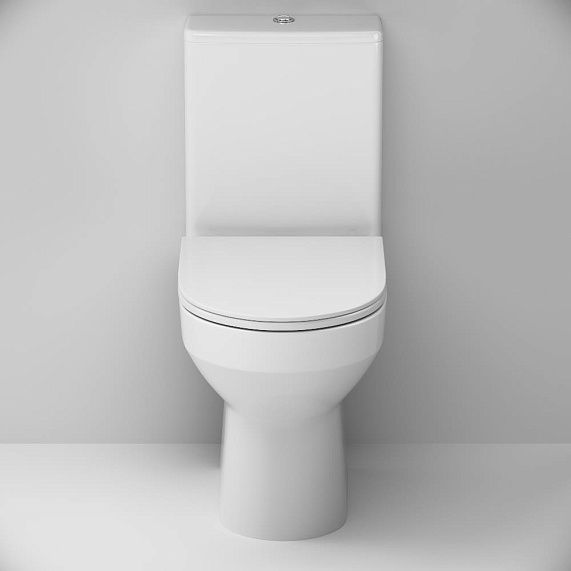 Унитаз напольный AM.PM Spirit 2.0 C708600WH безободковый с сиденьем микролифт 57WH, белый-5