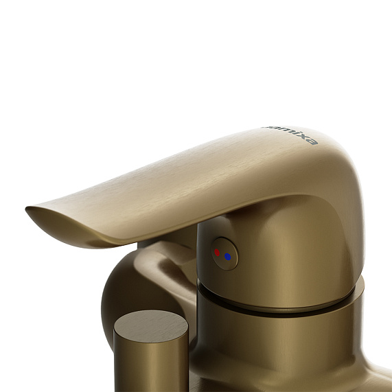 Смеситель для ванны и душа Damixa Palace Evo 331000000 золотой-2