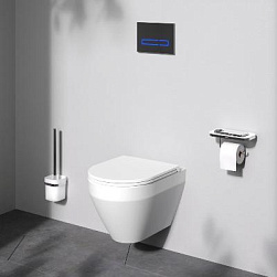 Унитаз подвесной AM.PM Spirit V2.0 C701900SC безободковый с сиденьем микролифт, белый