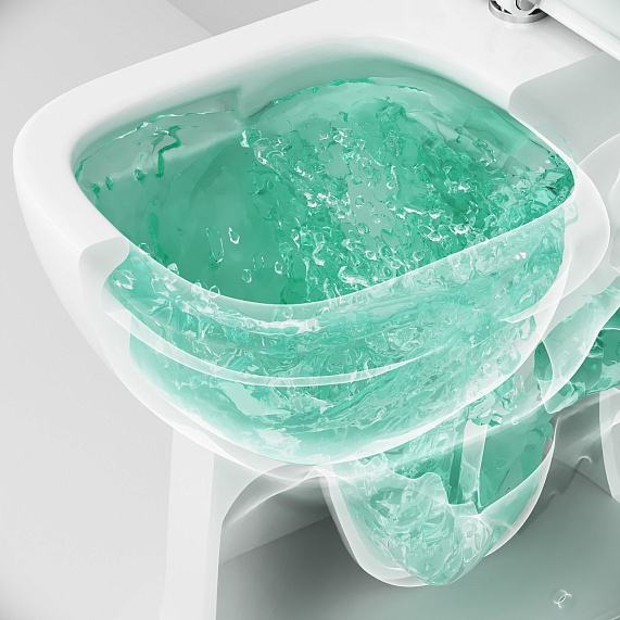 Унитаз напольный AM.PM Sunny 2.0 C85C8601SC безободковый с сиденьем микролифт, белый-6