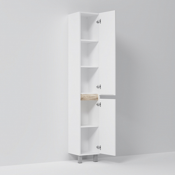 Шкаф-пенал для ванной 30 AM.PM X-Joy M85ACSR0306WG напольный правый белый глянец-2