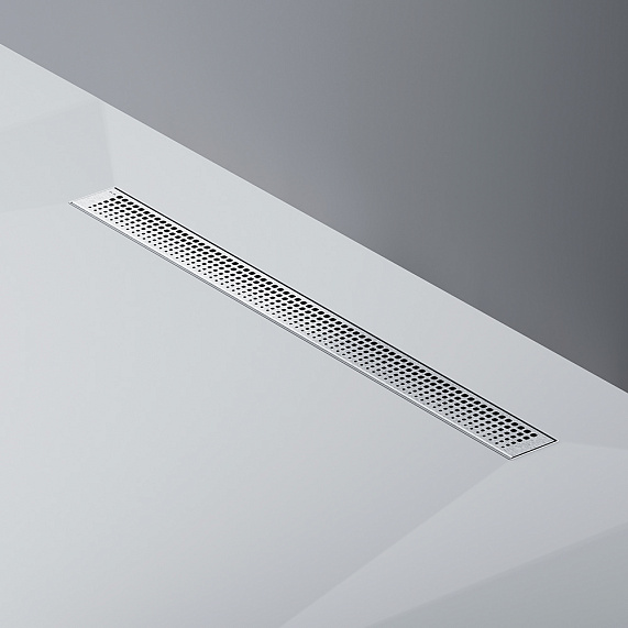 Душевой трап (лоток) 80 AM.PM MasterFlow W01SC-P11-080-01SB комбинированный затвор со стальной матовой решеткой-8