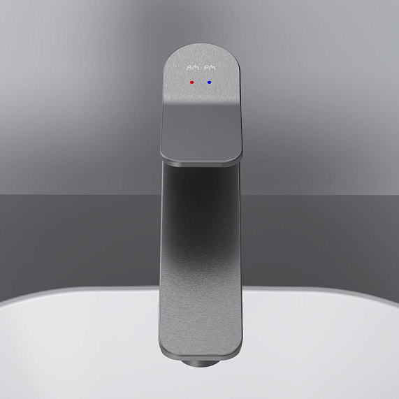 Смеситель для раковины (умывальника) AM.PM X-Joy F85A92055 высокий, графит-6