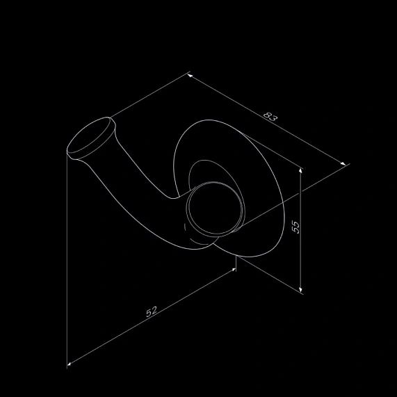 Крючок для полотенец двойной AM.PM Like A8035600 хром-7