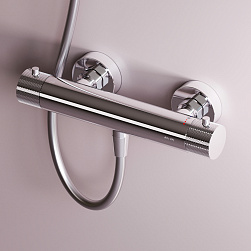 Смеситель для душа AM.PM Libre F6040000 термостат, хром