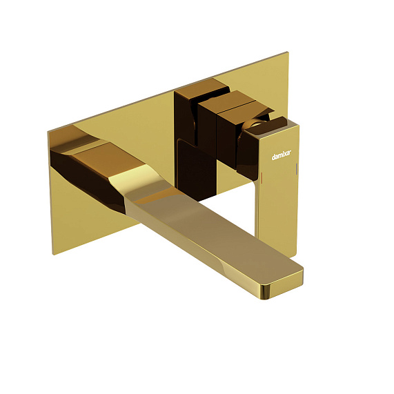 Смеситель для раковины Damixa Gala 530260600 золотой встраиваемый-2