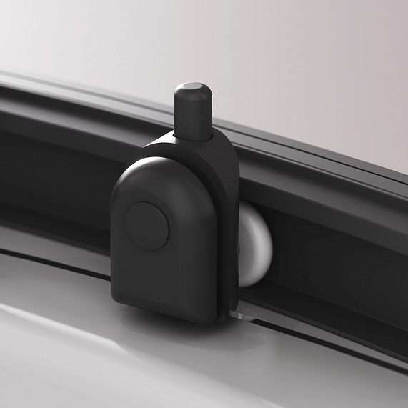 Душевая кабина 90x90 AM.PM Above W9XC-401-9090BT профиль черный матовый, низкий поддон-7