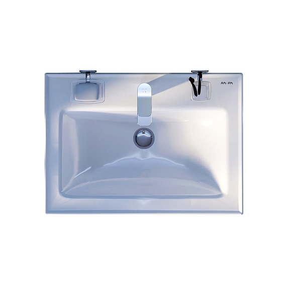 Тумба с раковиной 65 AM.PM X-Joy M85AFHX0652BM подвесная чёрная матовая-1