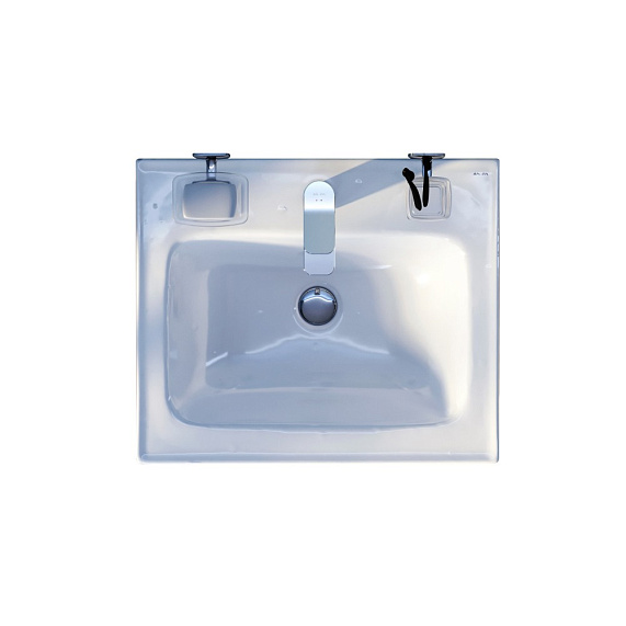 Тумба с раковиной 55 AM.PM X-Joy M85AFHX0552BM подвесная черная матовая-1