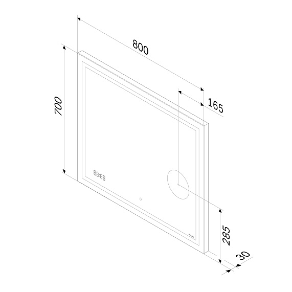 Мебель для ванной 75 AM.PM Gem S напольная, графит напольная-8