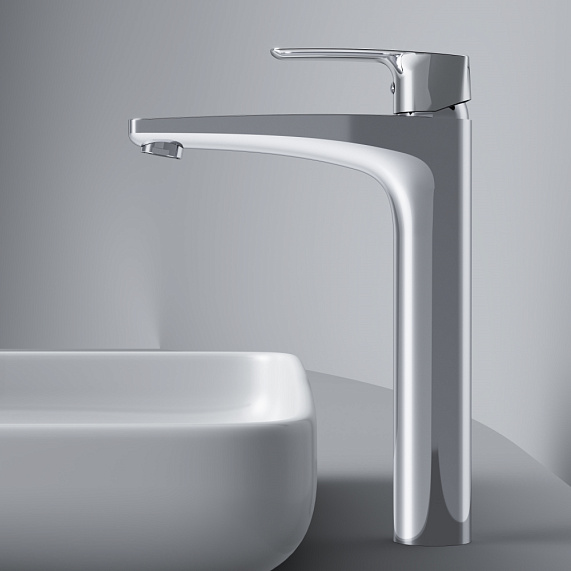 Смеситель для раковины (умывальника) AM.PM Gem F90A92000 высокий, хром-4