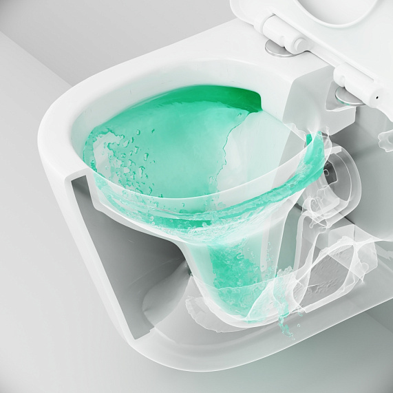 Унитаз подвесной AM.PM X-Joy C851900SC безободковый с сиденьем микролифт, белый-9