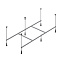 Каркас для ванны 150х70 AM.PM Above W9XA-150-070W-R