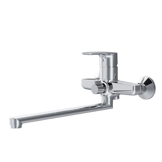 Смеситель для ванны и душа AM.PM Gem F90A90000 длинный излив, хром-7