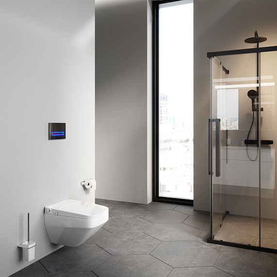 Унитаз-биде подвесной AM.PM Inspire 2.0 CCC50A1700SC безободковый с электронным управлением, белый-3