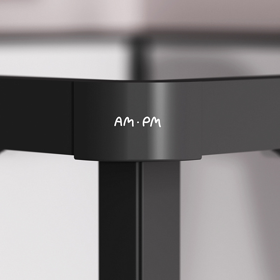 Душевая кабина 90x90 AM.PM Above W9XC-403-9090BT профиль черный матовый, низкий поддон-7