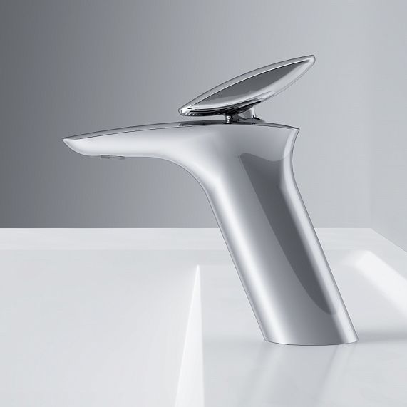 Смеситель для раковины (умывальника) AM.PM Spirit 2.0 F70A82100 с донным клапаном, хром-4