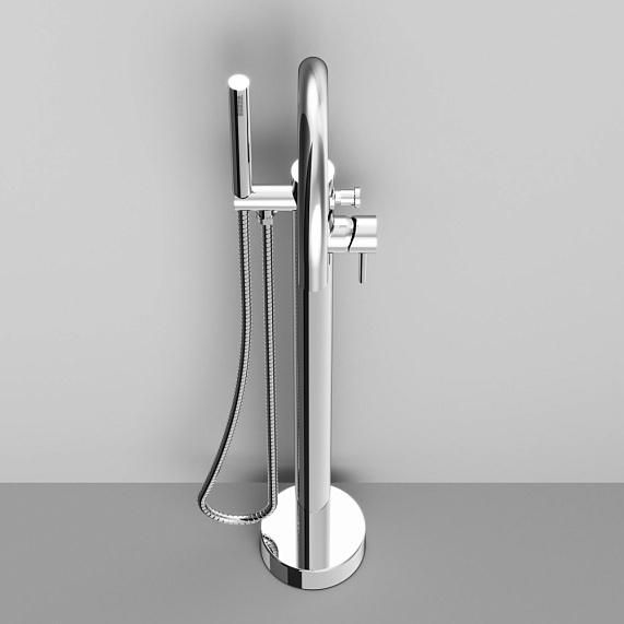 Смеситель для ванны и душа AM.PM Sense F7514100 напольный, хром-3
