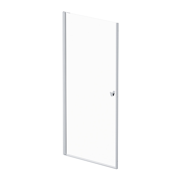 Душевая перегородка с дверью 90x190 AM.PM Sunny W87G-90-1P-MT прозрачное стекло, профиль серебристый-5