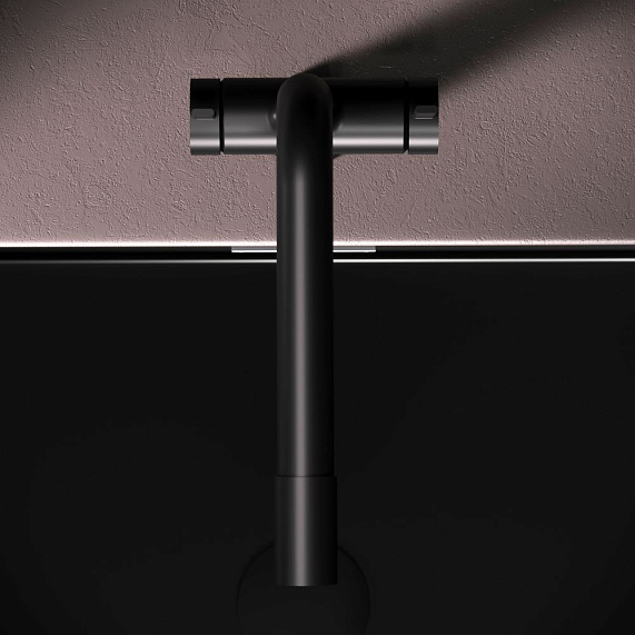 Смеситель для кухни AM.PM Func F8F05722 высокий с L-изливом с каналом для питьевой воды, черный-4