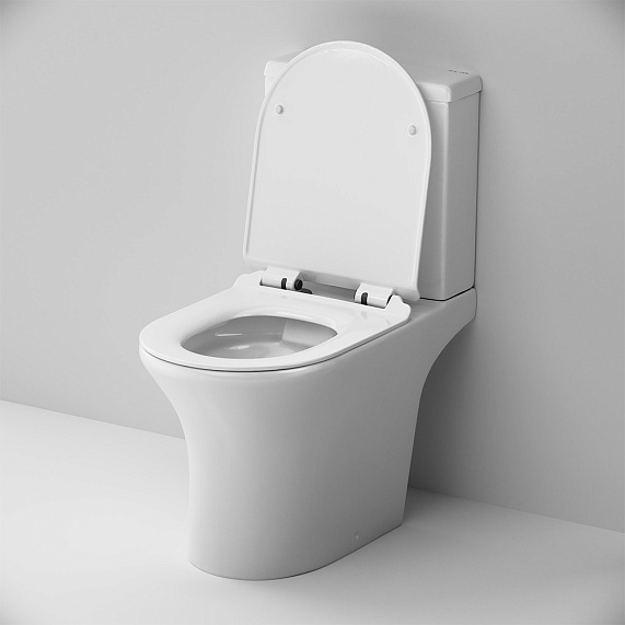 Унитаз-компакт напольный AM.PM Stern C7L8600SC безободковый с сиденьем микролифт, белый-5