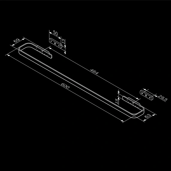 Вешалка для полотенец AM.PM Func A8F346400 хром-7