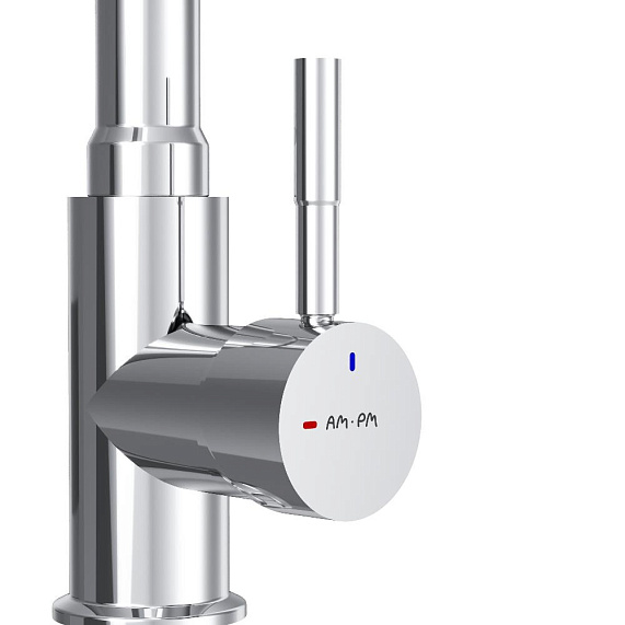 Смеситель для кухни AM.PM X-Joy S F85B07605 высокий, хром, с серым гибким изливом-7