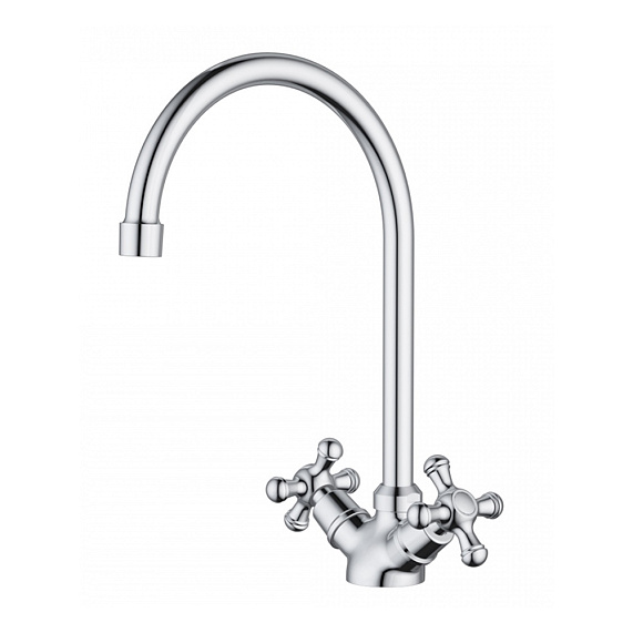 Смеситель для кухни Damixa Retro 230000000 высокий, хром-2