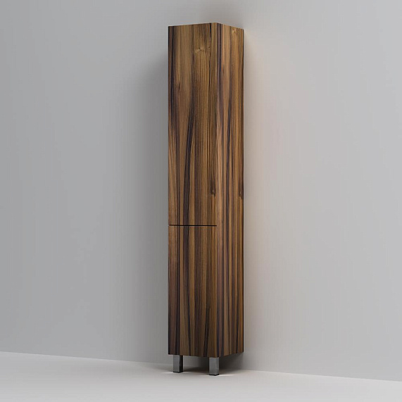 Шкаф-пенал для ванной 30 AM.PM Gem M90CSL0306HF напольный левый орех-4