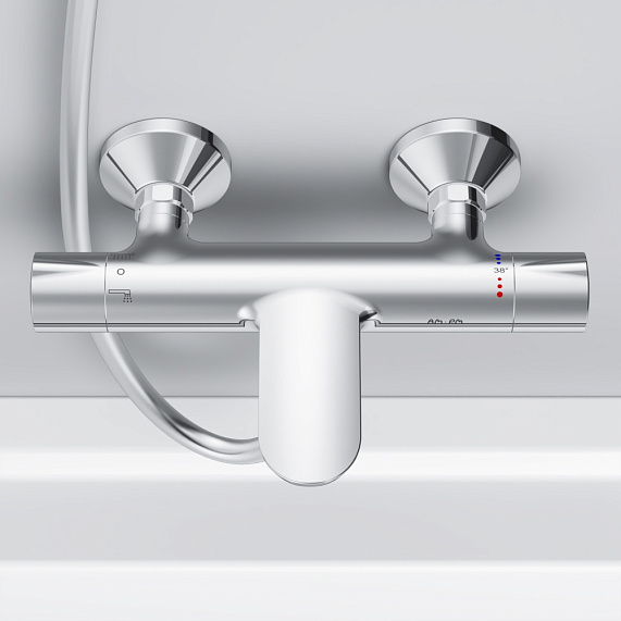 Смеситель для ванны и душа AM.PM Like F8050000 термостат, хром-3