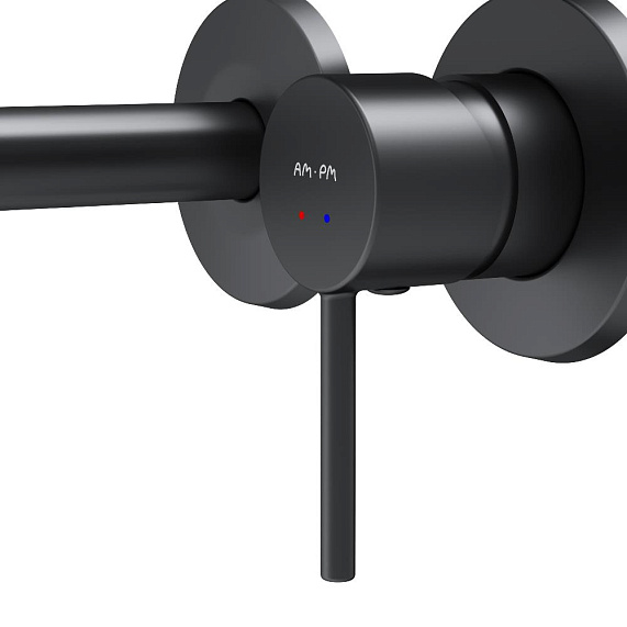 Смеситель для раковины (умывальника) AM.PM Libre F6072622 черный встраиваемый-10