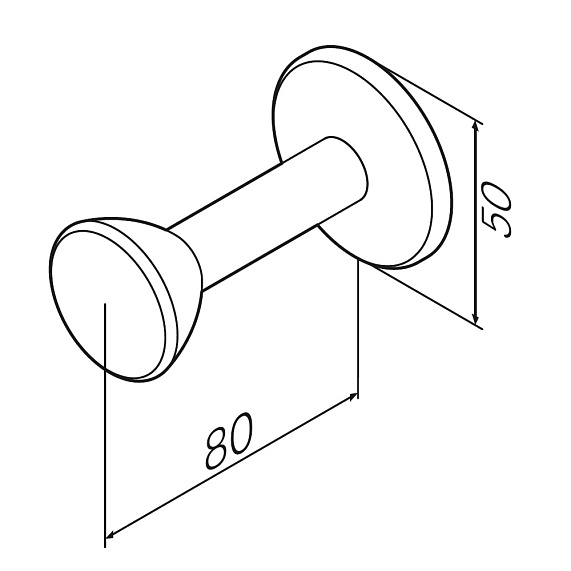 Крючок для полотенец AM.PM Sensation A3035800 хром-5