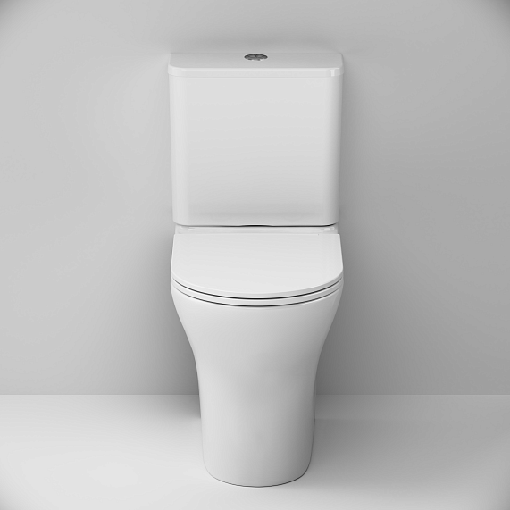 Унитаз-компакт напольный AM.PM Fresh C8B8900LMSC торнадо безободковый с сиденьем микролифт, белый-3