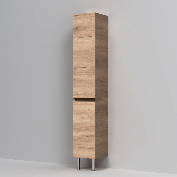 Шкаф-пенал для ванной 35 AM.PM Above M9XCSR0352OF напольный, правый, под дерево-3