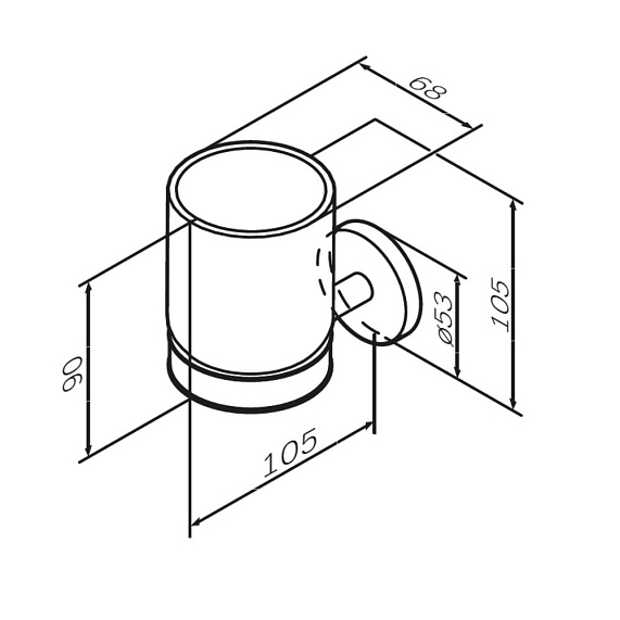 Набор аксессуаров AM.PM X-Joy золото (диспенсер, крючок, стакан для зубных щеток)-5