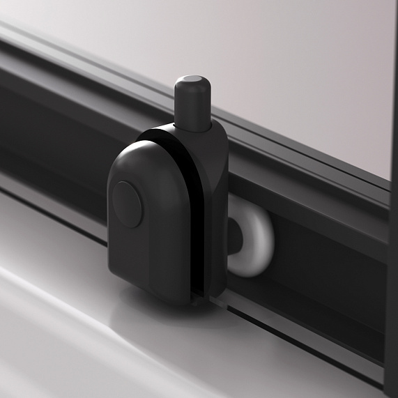 Душевая кабина 90x90 AM.PM Above W9XC-403-9090BT профиль черный матовый, низкий поддон-9