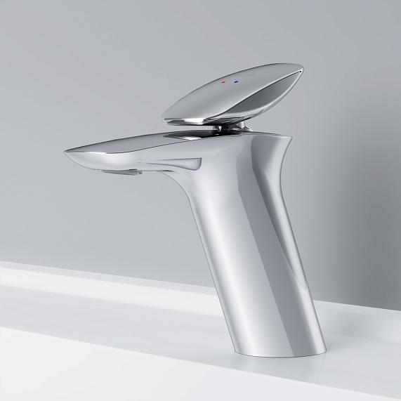 Смеситель для раковины (умывальника) AM.PM Spirit 2.0 F70A82100 с донным клапаном, хром-2