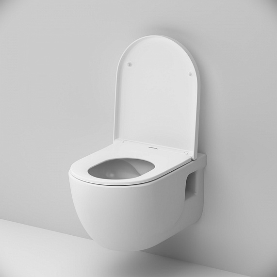 Унитаз подвесной безободковый с инсталляцией AM.PM Like IS49051.801701 сиденьем микролифт, хром пневм. клавишей-2